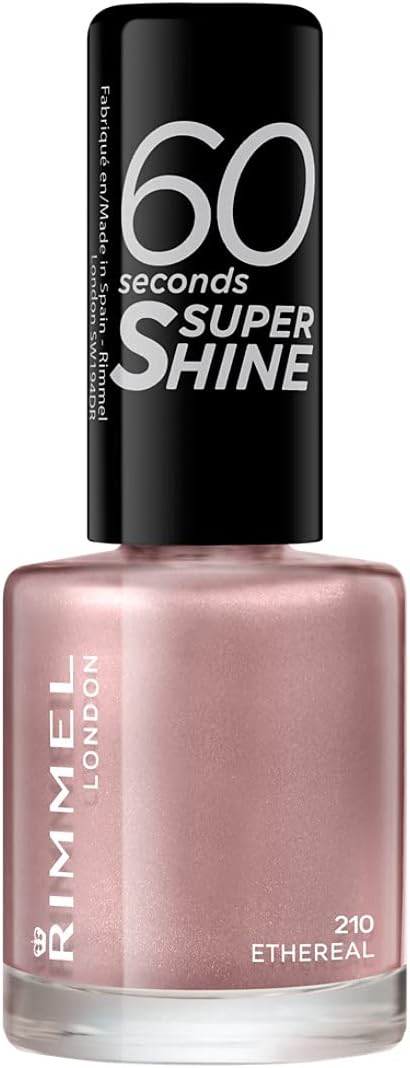Rimmel 60 Seconds Super Shine Nail Polish 210 Ethereal 8ml - Afro Hair Boutique