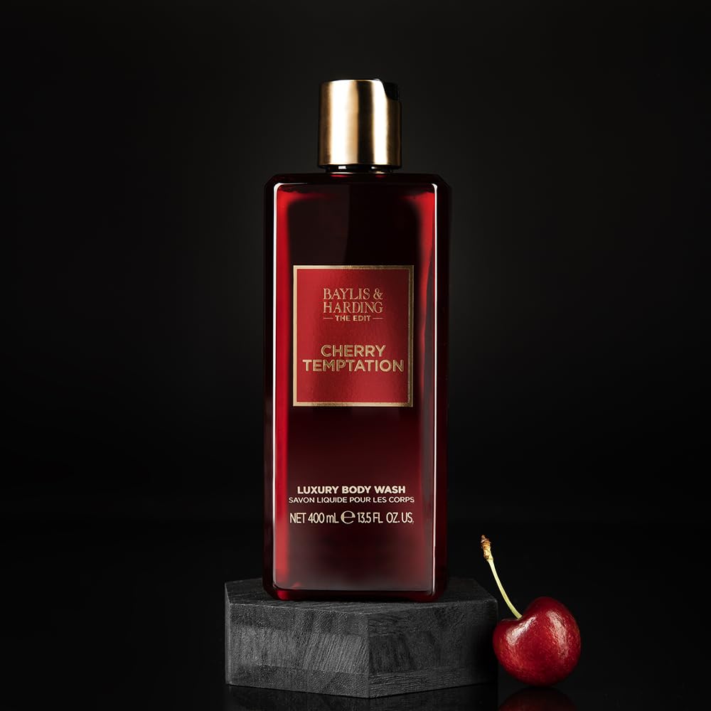 Baylis And Harding Cherry Temptation Luxury Body Wash 400ml