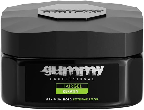 Gummy Hair Gel Care Keratin Maximum Hold Extreme Look Styling wax 220ml / 500ml - Afro Hair Boutique