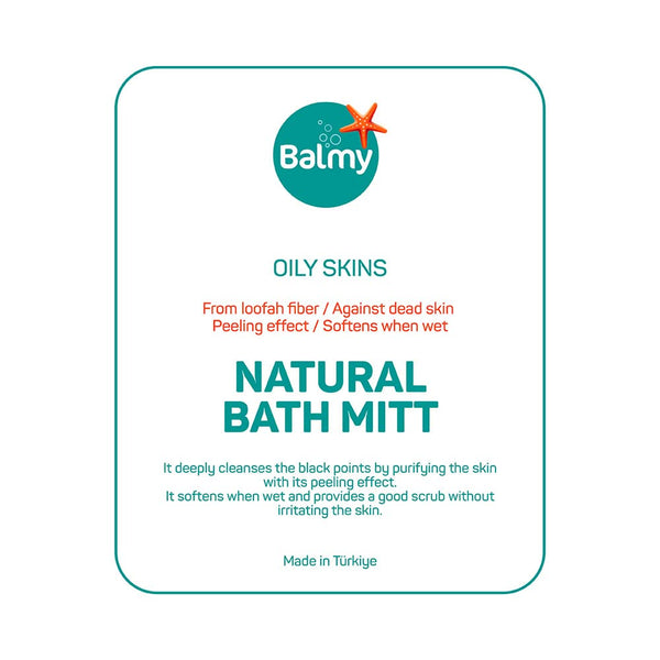 Balmy Naturel Natural Bath Scrubber Oily Skins