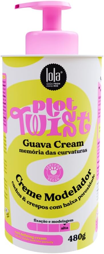 Lola Cosmetics Plot Twist Guava Cream Curl Shaping Cream 480G