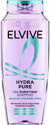 Loreal Elvive Hydra Pure 72H Purifying Shampoo 250ml - 400ml / 700ml