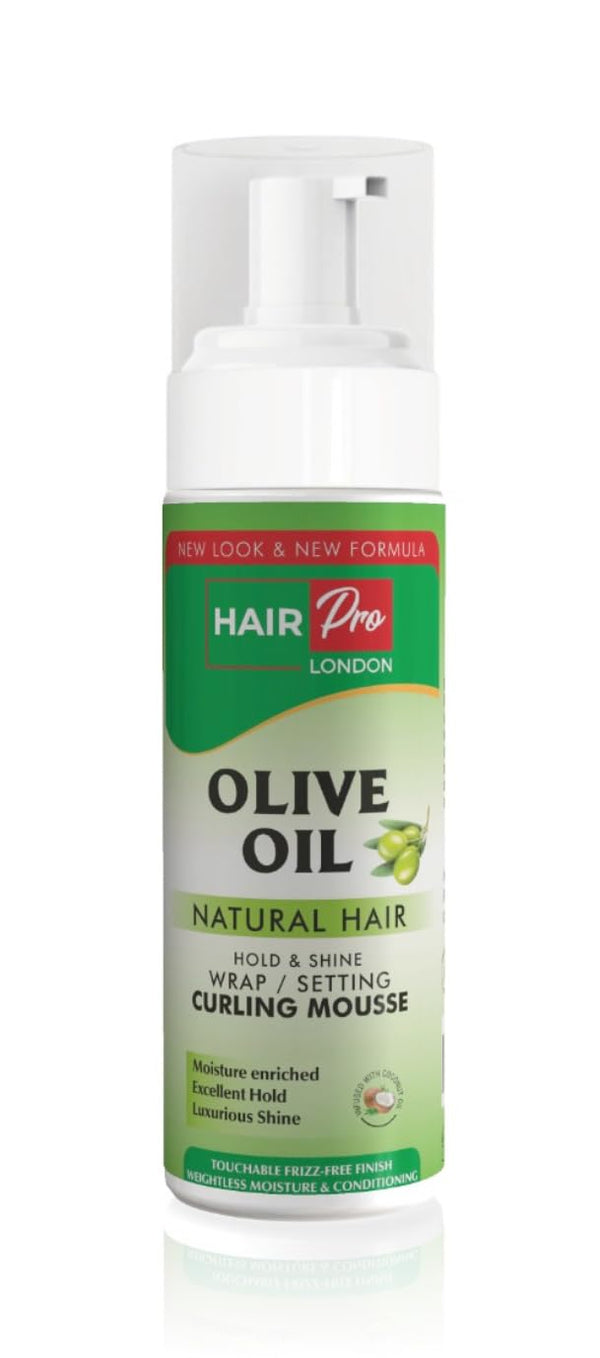 Ican London Olive Oil Hold And Shine Curling Mousse 207ml