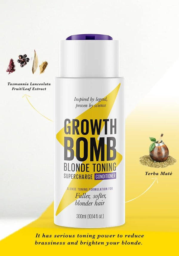 Growth Bomb Blonde Toning Supercharge Conditioner 300ml