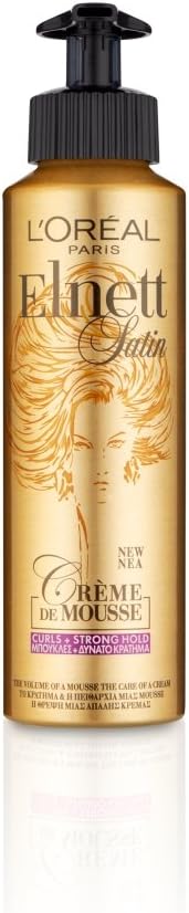 Loreal Paris Elnett Satin Curls Strong Hold Creme De Mousse 200ml