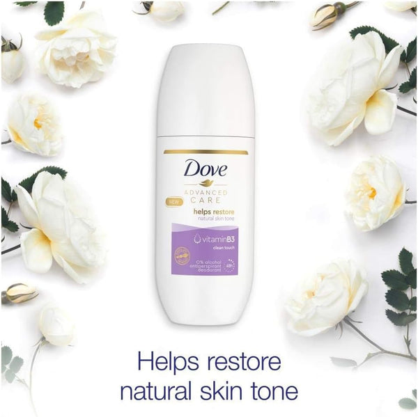 Dove Advance Care Vitamin B3 Clean Touch Deodorant Roll On 100ml - Afro Hair Boutique