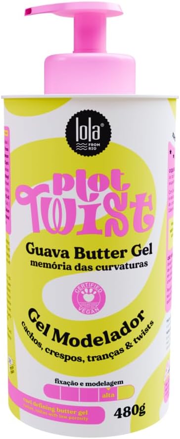 Lola Cosmetics Plot Twist Guava Butter Gel Curl Styling Cream 480g - Afro Hair Boutique