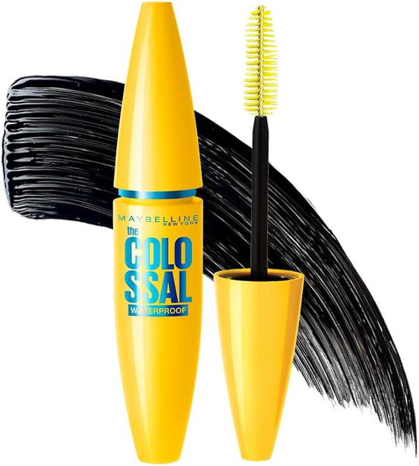 Maybelline The Colossal Waterproof Mascara Black 10ml - Afro Hair Boutique