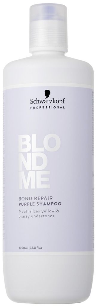 Schwarzkopf Blondme Bond Repair Purple Shampoo 300ml / 1000ml