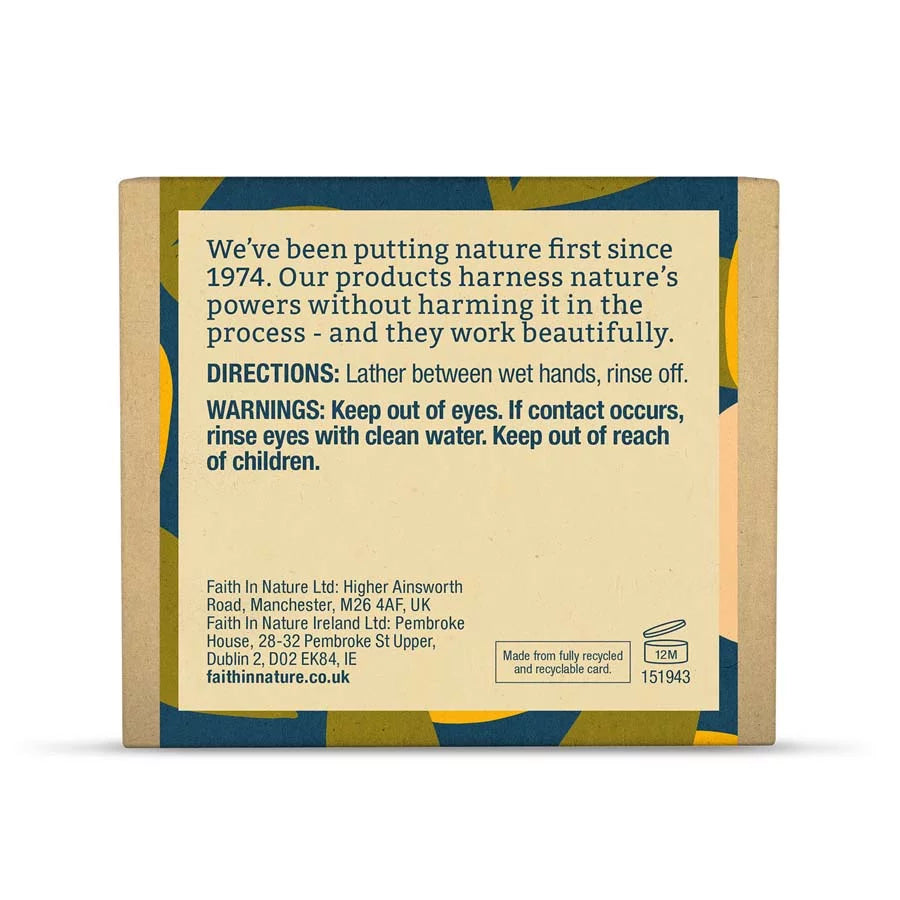 Faith In Nature Grapefruit Soap Bar 100g