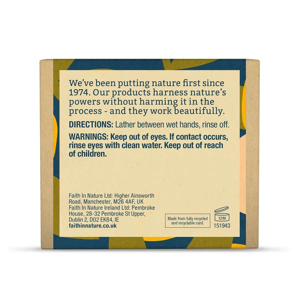 Faith In Nature Grapefruit Soap Bar 100g