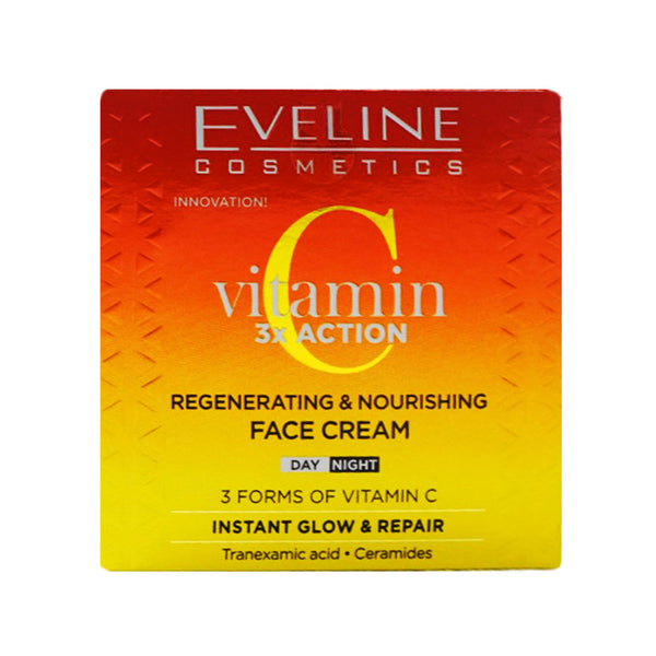 Eveline Vitamin C 3X Action Regenerating And Nourishing Face Cream 50ml