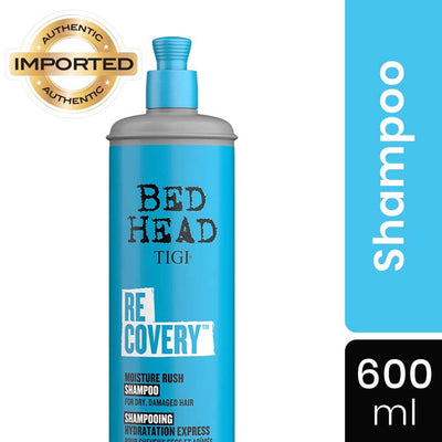 Bed Head by TIGI Recovery Moisturizing Shampoo, For Dry Damaged Hair 400ml/600ml