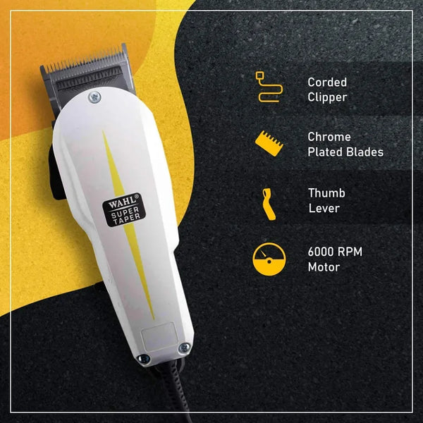 Wahl Super Taper Professional Corded Clipper - Afro Hair Boutique