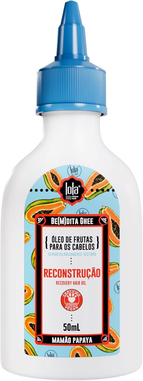 Lola Cosmetics Bemdita Ghee Papaya Recovery Hair Oil 50ml - Afro Hair Boutique