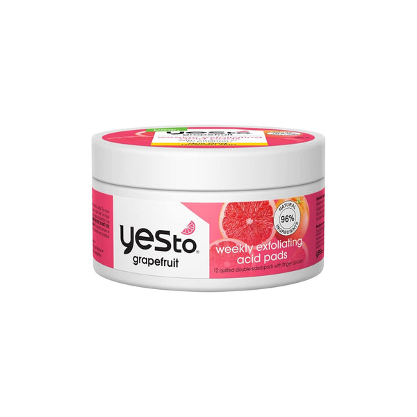 Yes To Grapefruit Glow Boosting Exfoliating Acid Pads - Afro Hair Boutique
