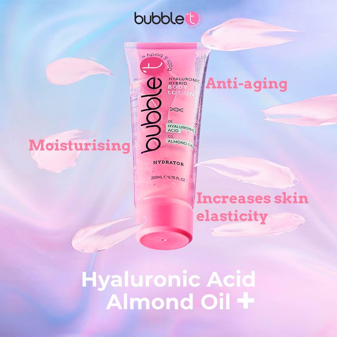 Bubble T Cosmetics Hyaluronic Hybrid Body Lotion 200ml