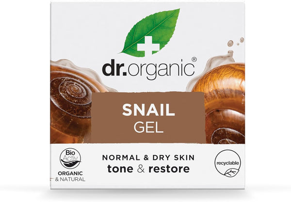 Dr Organic Tone And Restore Snail Gel 50ml