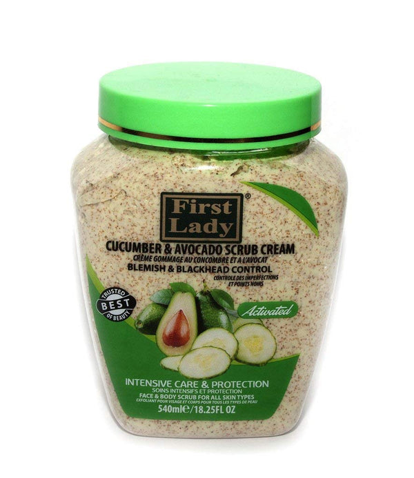 First Lady Cucumber And Avocado Scrub Cream 540ml