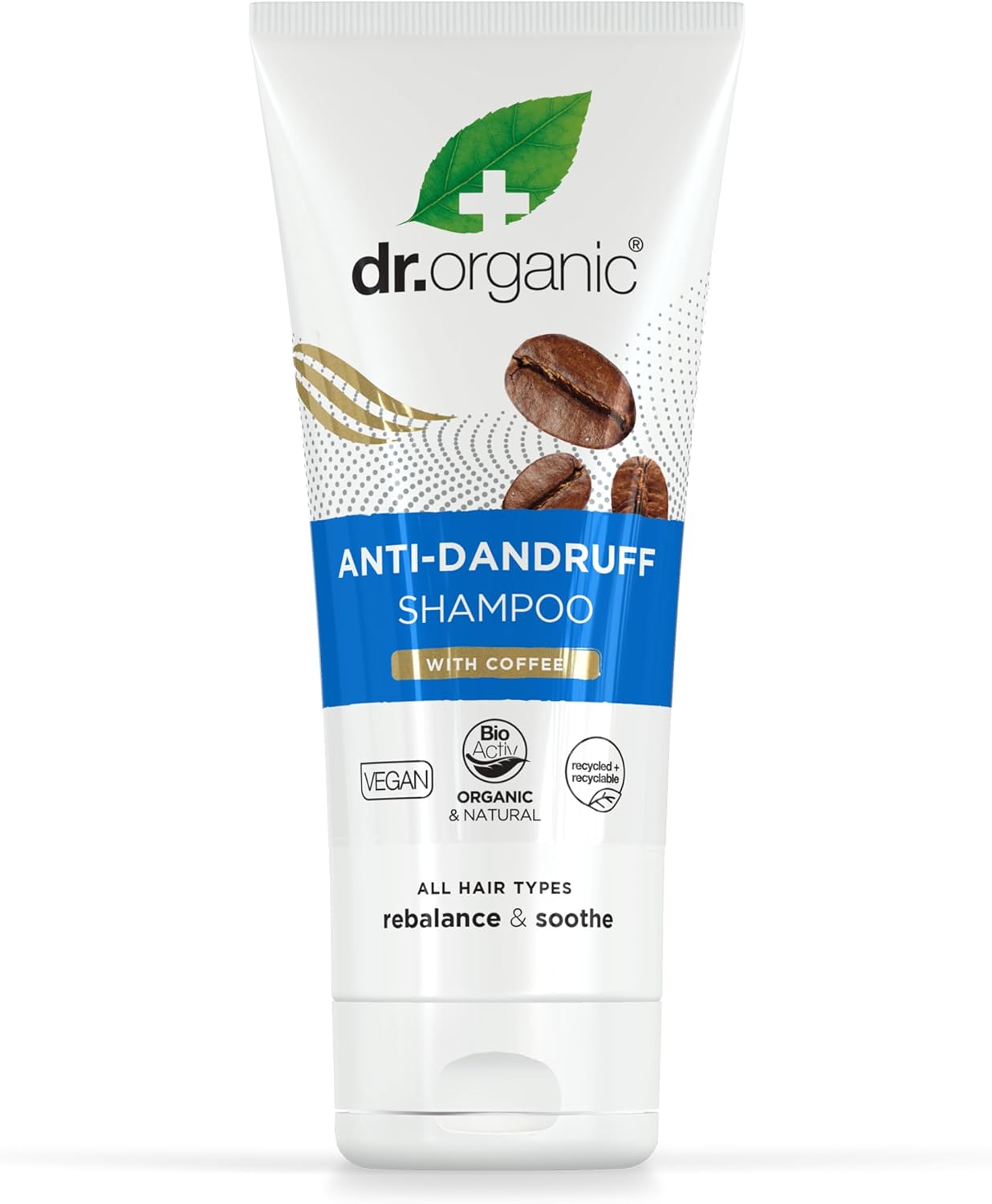 Dr Organic Organic Plus Anti Dandruff Shampoo With Coffee 200ml