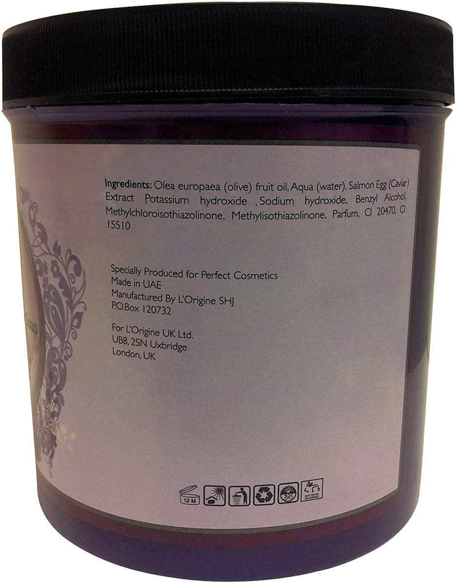 Perfect Cosmetics Natural Moroccan Soap With Olive Oil And Black Caviar 1000ml