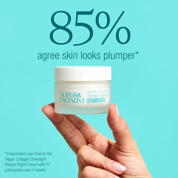 Super Facialist Vegan Collagen Overnight Resync Night Cream 50ml