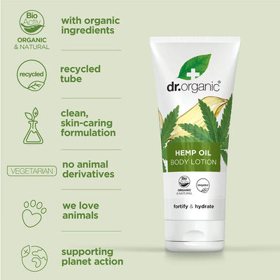 Dr Organic Bioactive Skincare Organic Hemp Oil Body Lotion