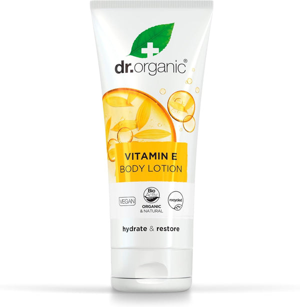 Dr Organic Hydrate And Restore Vitamin E Body Lotion 200ml - Afro Hair Boutique