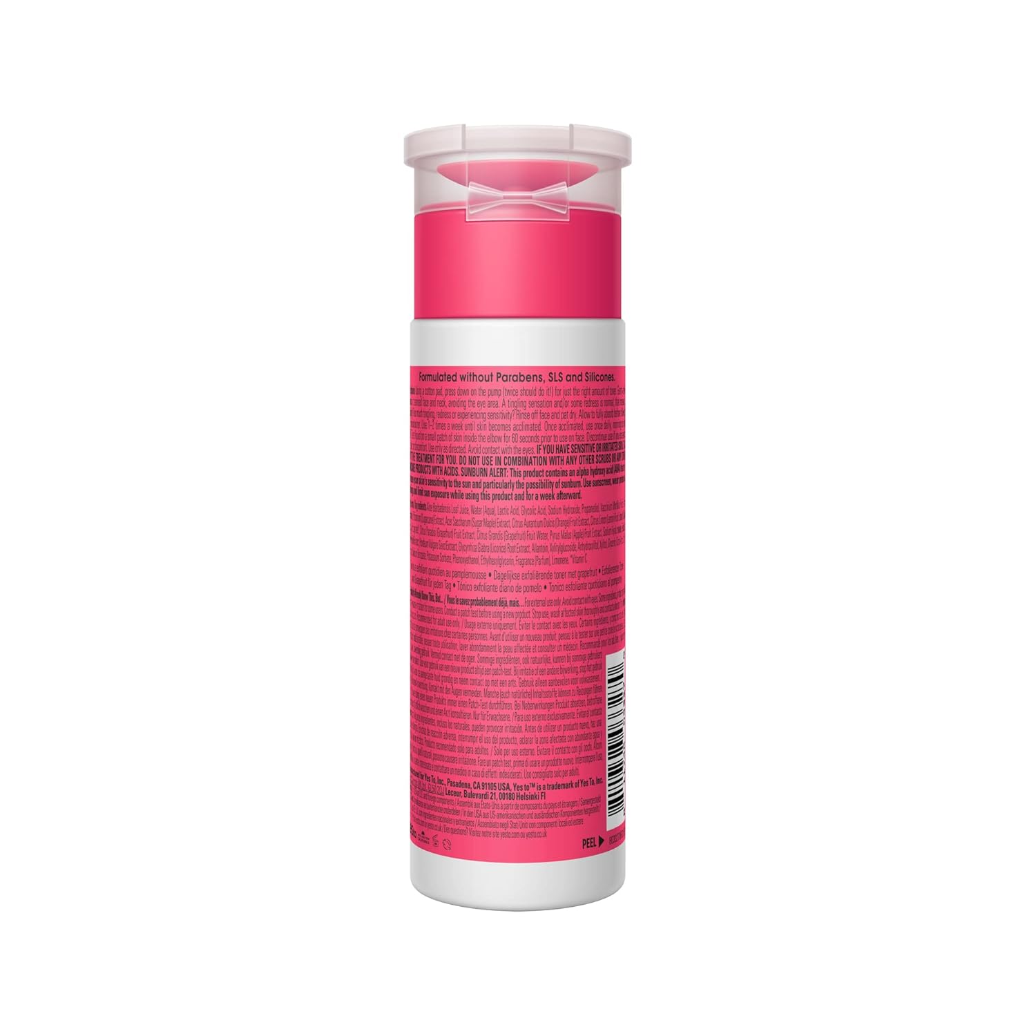Yes To Grapefruit Glow Boosting Daily Exfoliating Tonic 118ml