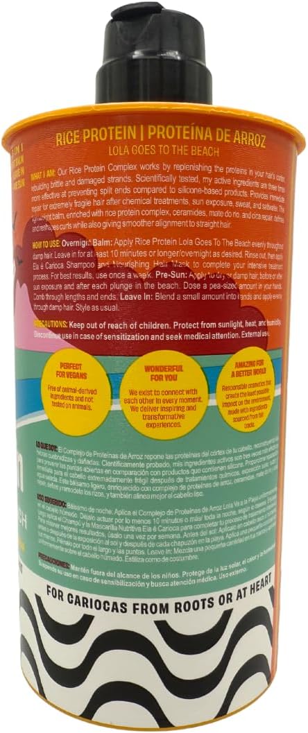 Lola Cosmetic Ela E Carioca 3In1 Rice Protein Damage Control Hair Treatment 500ml