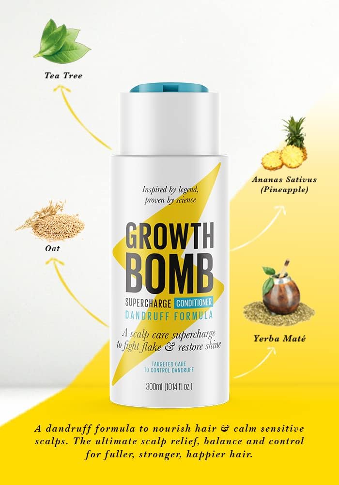 Growth Bomb Dandruff Formula Supercharge Conditioner 300ml