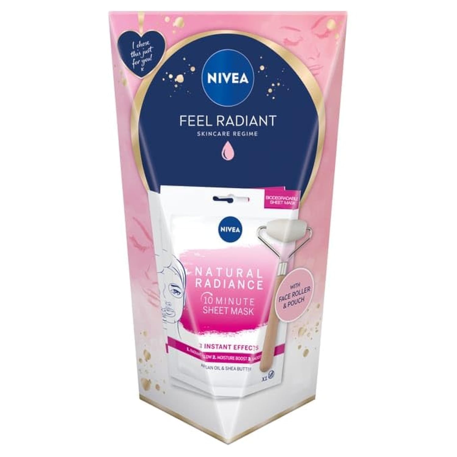 Nivea Feel Radiant Skincare Regime Sheet Mask