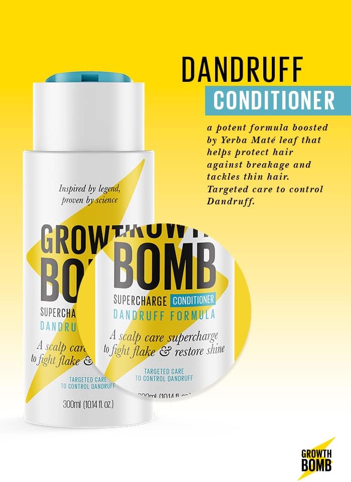 Growth Bomb Dandruff Formula Supercharge Conditioner 300ml