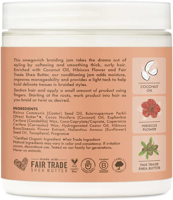 Shea Moisture Coconut And Hibiscus Kids Braiding Jam 156g