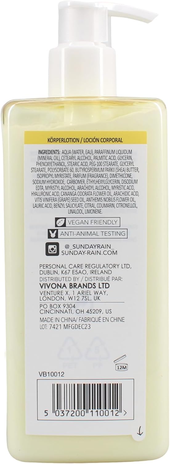 Sunday Rain Chamomile Ylang Ylang Body Wash 440ml