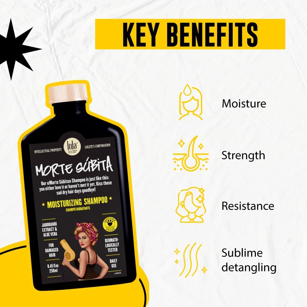 Lola Cosmetics Morte Subita Sudden Death Moisturizing Shampoo 250ml