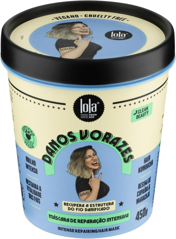 Lola Cosmetics Danos Vorazes Intensive Repair Mask 450g - Afro Hair Boutique