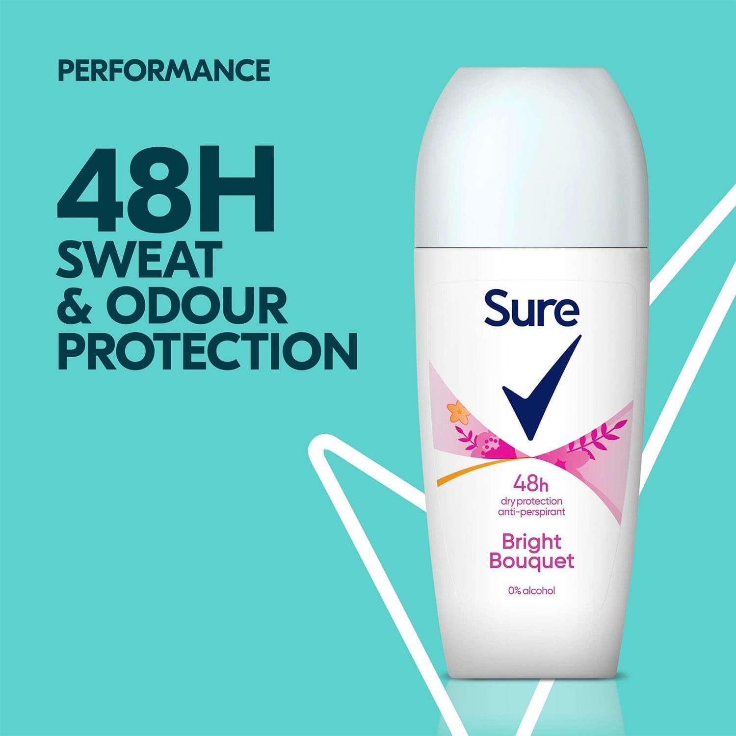 Sure Bright Bouquet 48H Deodorant Roll On 50ml
