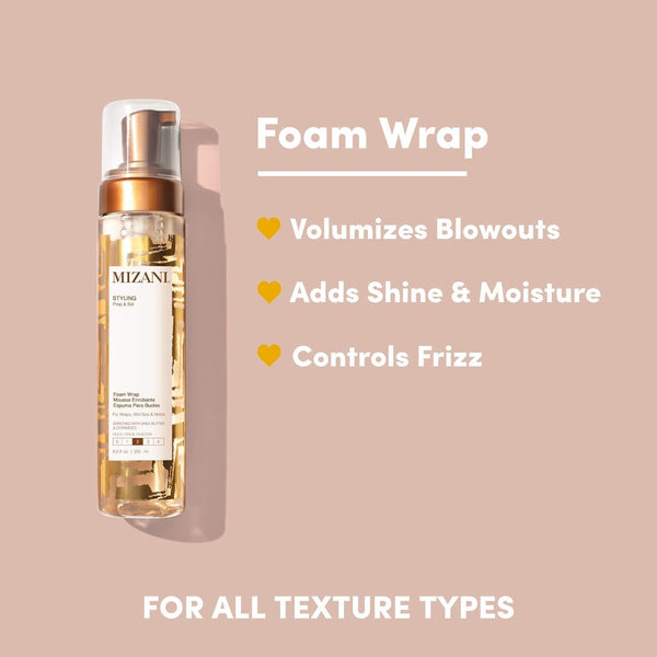 MIZANI Styling Foam Wrap Mousse 250ml - Afro Hair Boutique