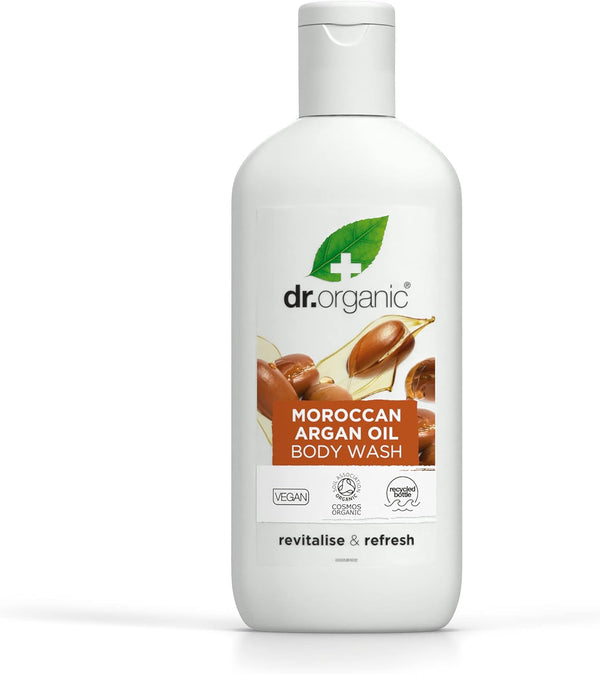 Dr Organic Bioactive Skincare Organic Moroccan Argan Oil Body Wash 250ml - Afro Hair Boutique
