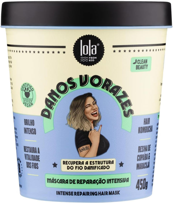 Lola Cosmetics Danos Vorazes Intensive Repair Mask 450g - Afro Hair Boutique