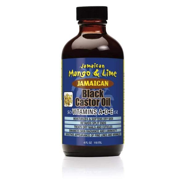 Jamaican Mango And Lime Black Castor Oil Vitamins A D E 4oz