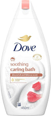 Dove Almond And Hibiscus Soothing Caring Bath 450ml