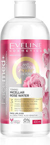 Eveline Facemed Detox Toning Micellar Rose Water 400ml