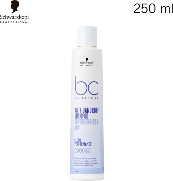Schwarzkopf Bonacure Superberries And AHA Anti Dandruff Shampoo 250ml