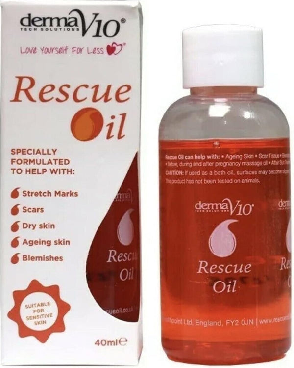Derma V10 Rescue Oil 75ml - Afro Hair Boutique