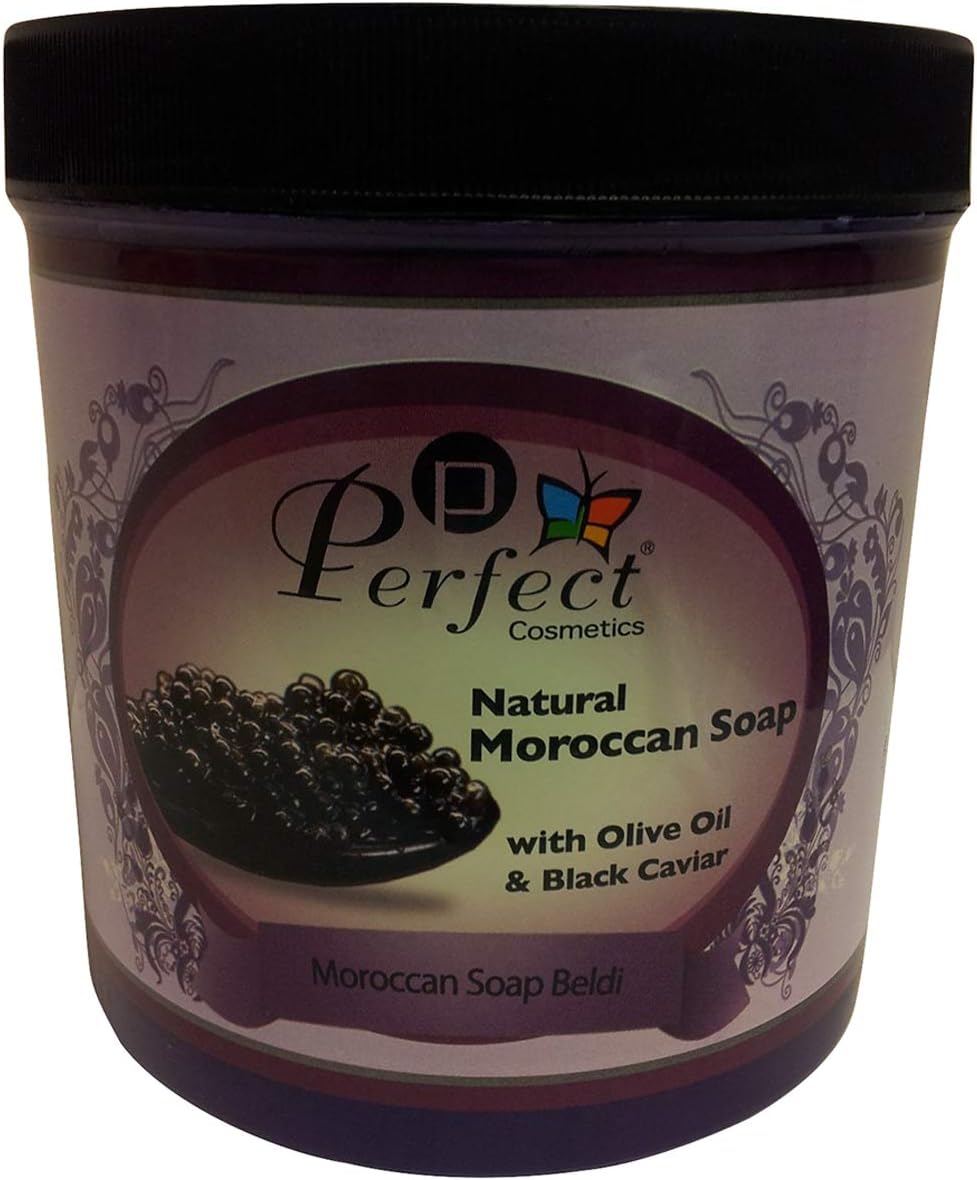 Perfect Cosmetics Natural Moroccan Soap With Olive Oil And Black Caviar 1000ml