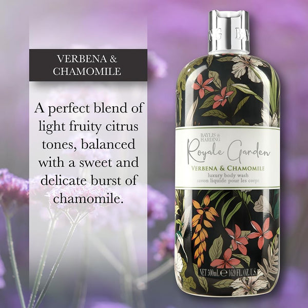 Baylis And Harding Royale Garden Verbena And Chamomile Luxury Body Wash 500ml - Afro Hair Boutique