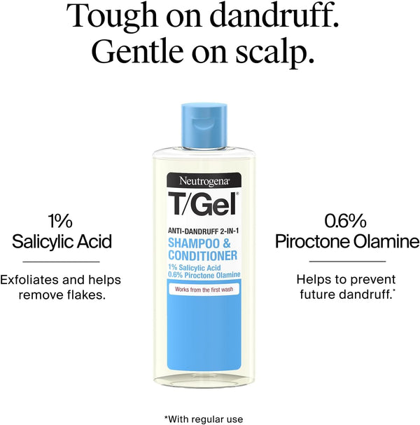 Johnson And Johnson Neutrogena T Gel Anti Dandruff Shampoo Conditioner 150ml