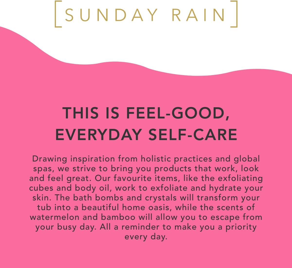 Sunday Rain Rose Exfoliating Cubes 150g